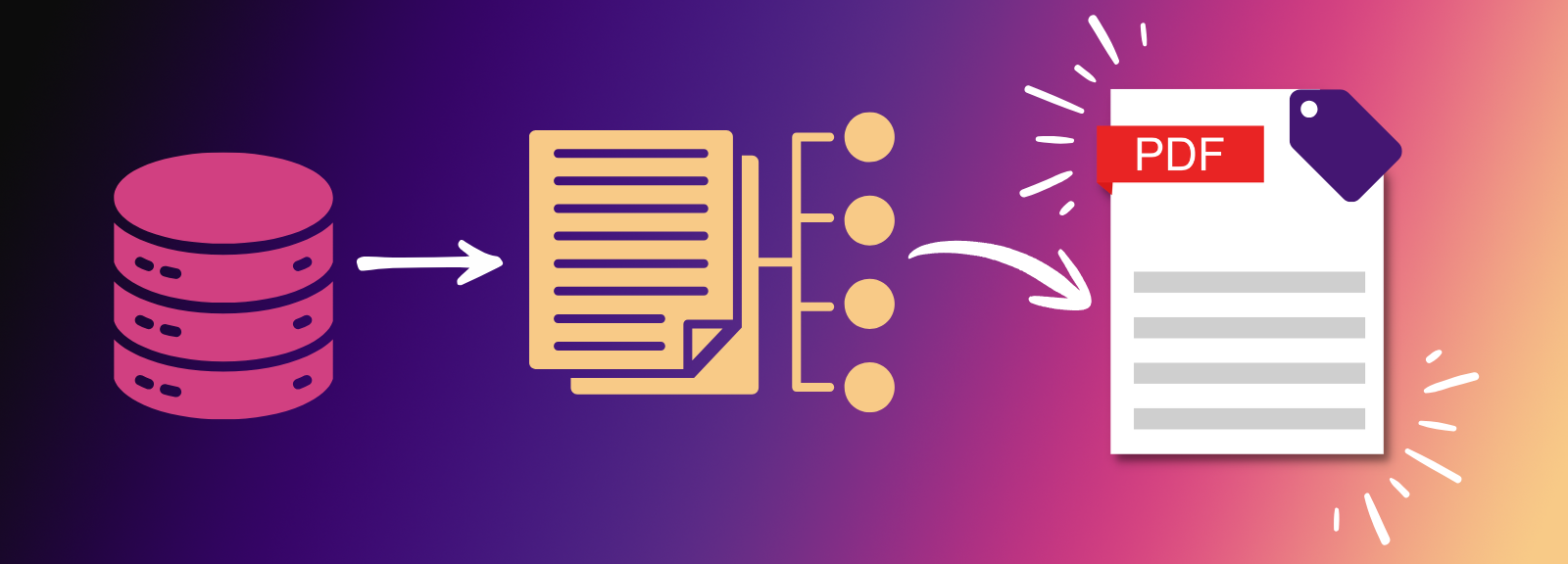 Generate Tagged PDFs from Scratch with Application Data